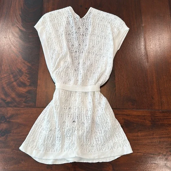 EILEEN FISHER 100% organic cotton wrap sleeveless sweater - Picture 2 of 5